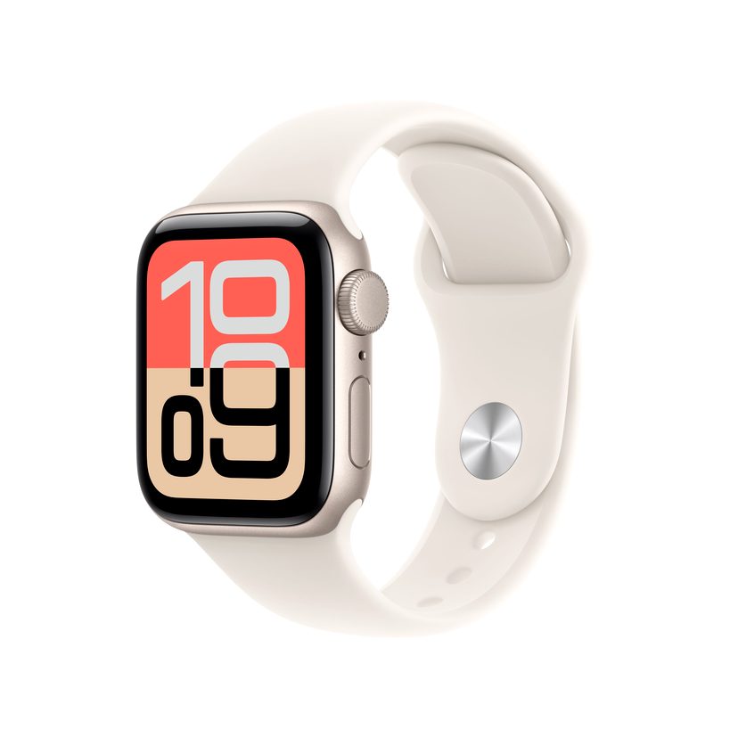 애플워치 SE 3 GPS 스타라이트, 40mm, 스타라이트 스포츠밴드 (M/L)