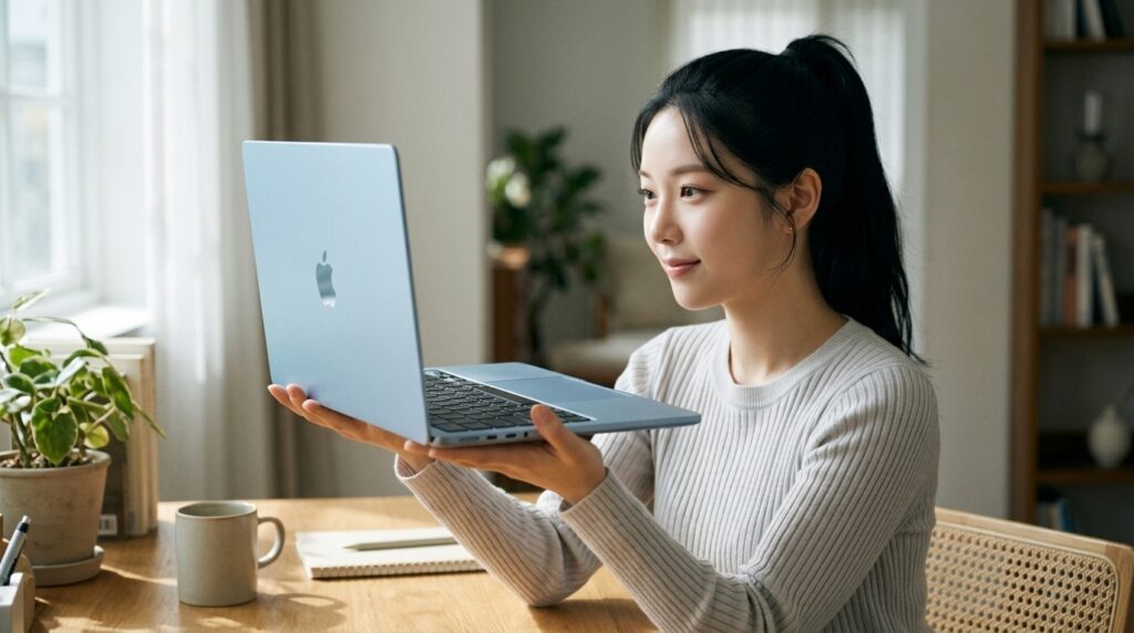 Apple 맥북에어 13 M4 CPU 10코어 GPU 8코어 16GB, 256GB, 스카이 블루