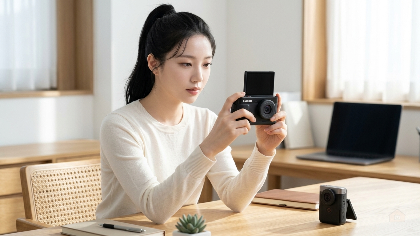 캐논 파워샷 V10 브이로그 카메라