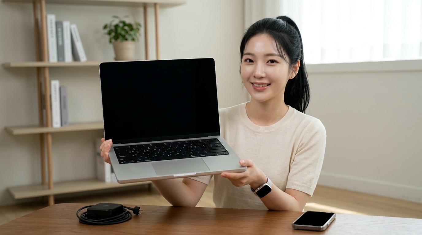 애플 맥북프로 14 M5 (CPU10 / GPU10) 24GB 1TB 실버 Z1KM0001P