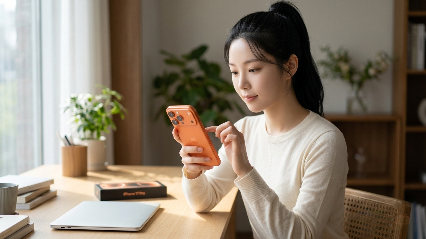 아이폰 17 프로 자급제 512GB 코스믹 오렌지