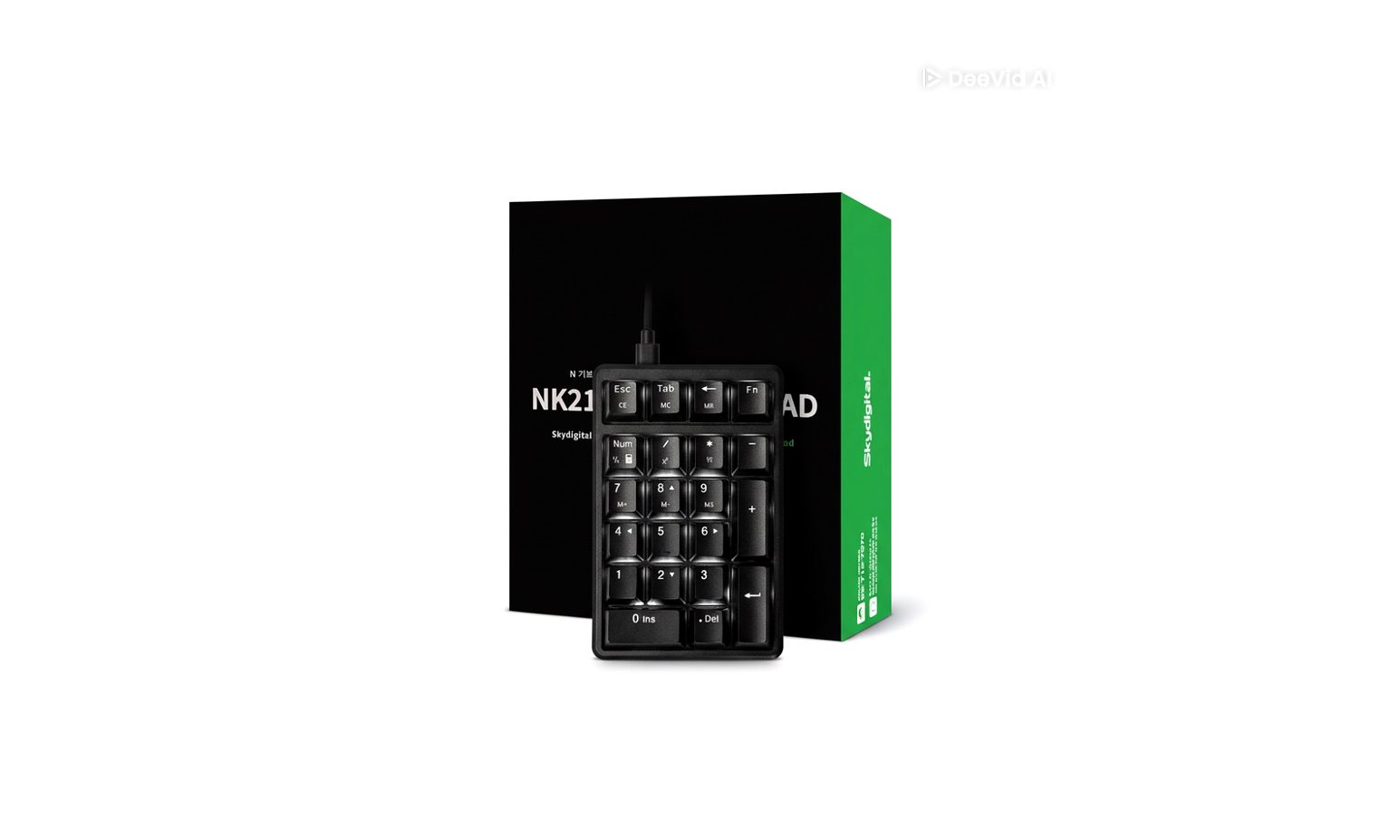 스카이디지탈 NKEYBOARD NK21 매크로 숫자 키패드