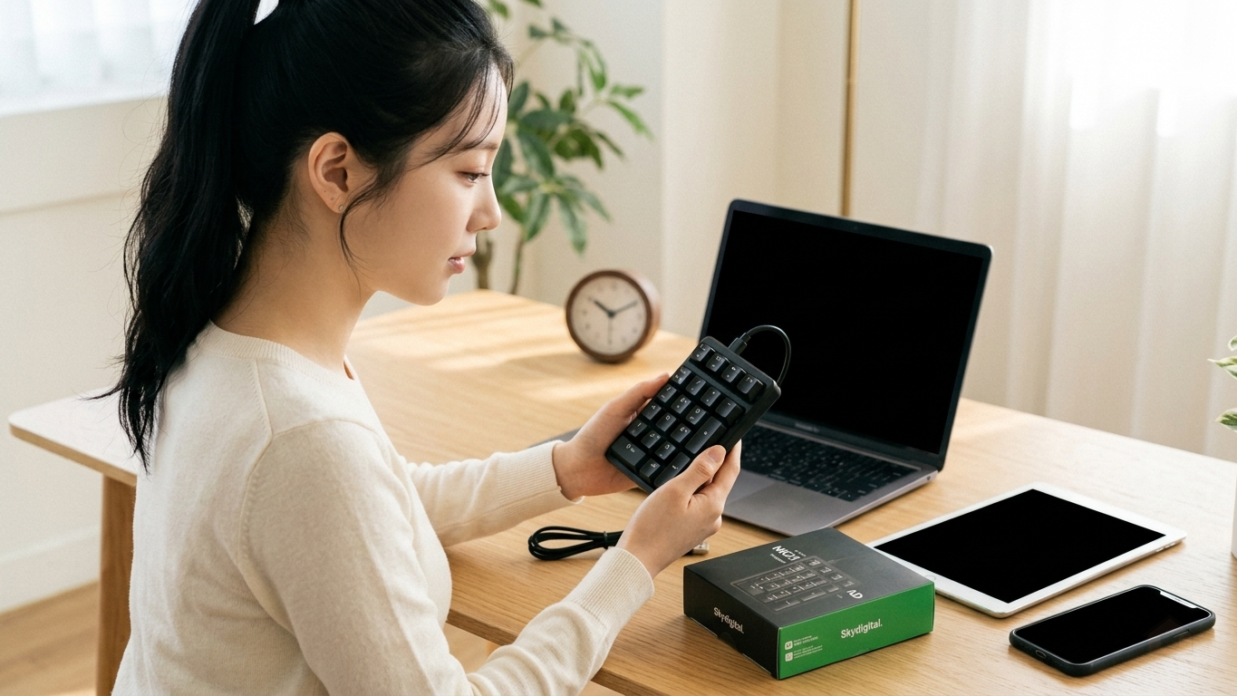 스카이디지탈 NKEYBOARD NK21 매크로 숫자 키패드