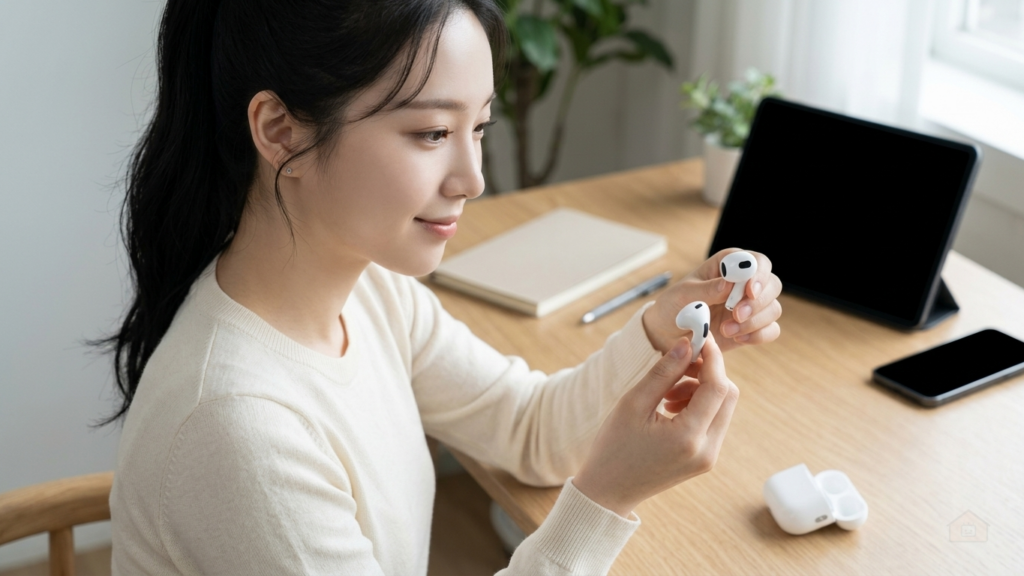 애플 에어팟 4 블루투스 무선 이어폰 대표