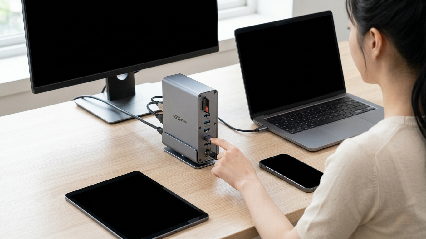 15in1 USB4 C타입 멀티 허브 독 노트북 도킹스테이션 썬더볼트 호환