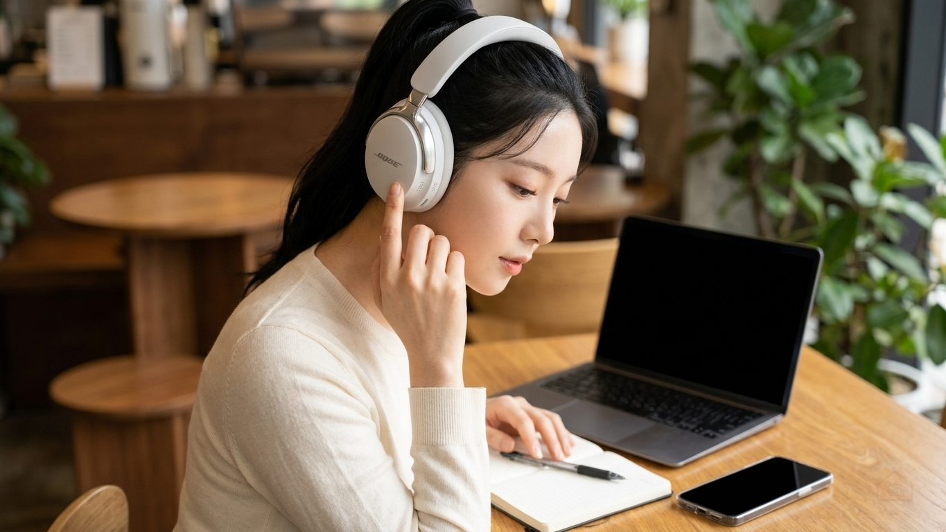 N배송 [공식] [BOSE] 보스 QC 울트라 헤드폰 2세대 화이트 스모크