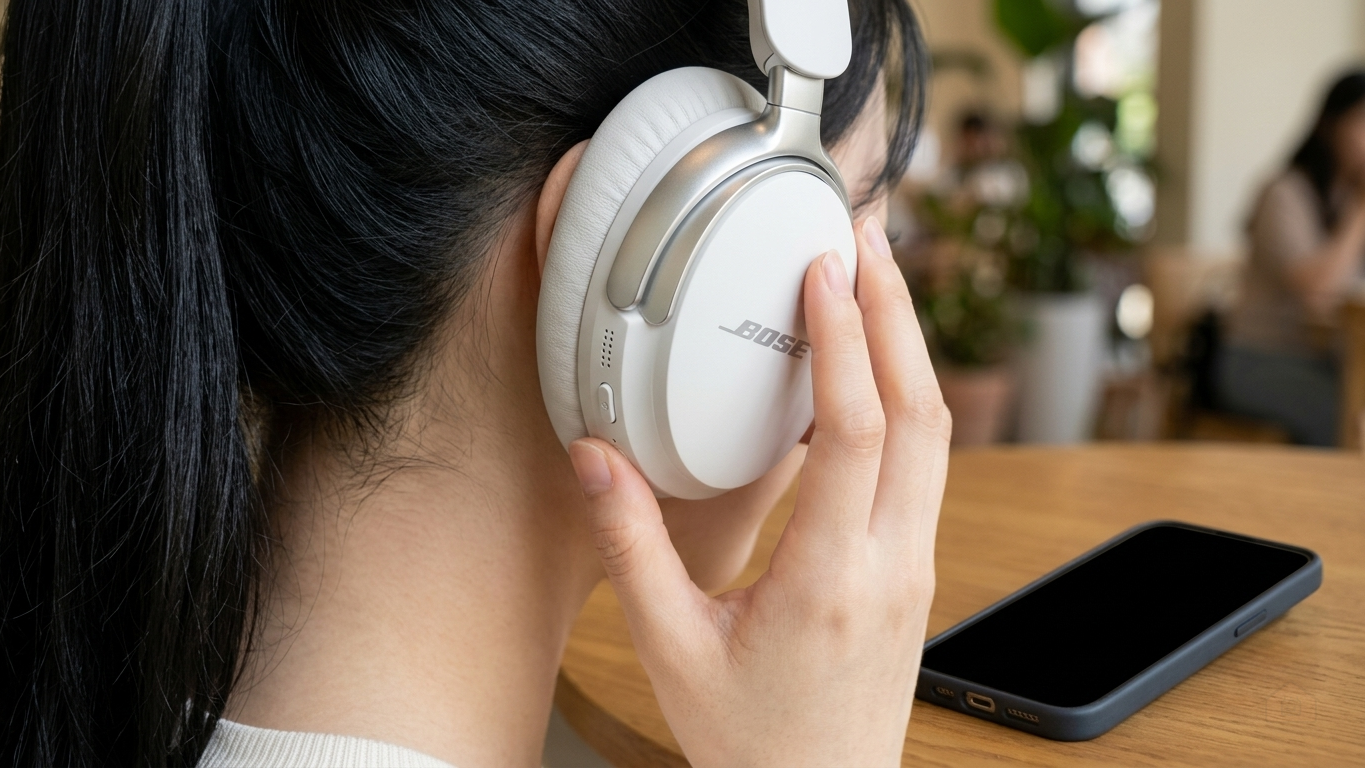 N배송 [공식] [BOSE] 보스 QC 울트라 헤드폰 2세대 화이트 스모크