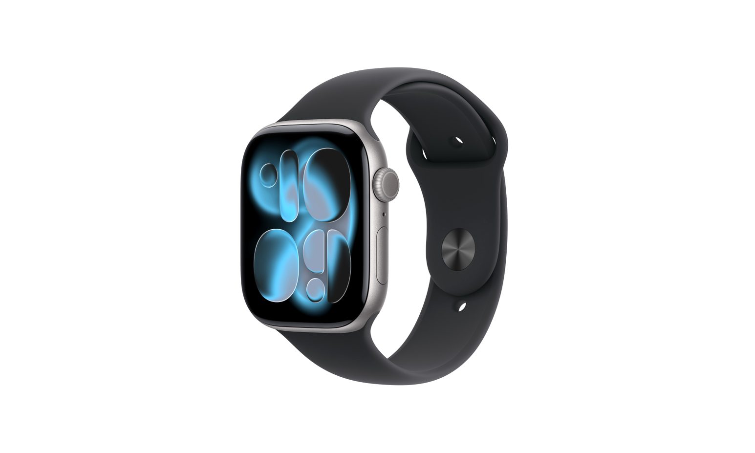 애플워치 11 GPS 스페이스 그레이 알루미늄, 46mm, 블랙 스포츠밴드 S/M
