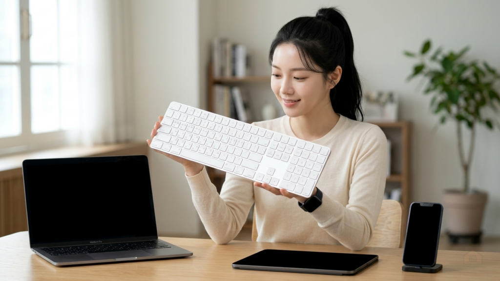 애플 매직 키보드 화이트, Touch-ID / 숫자 키패드 대표