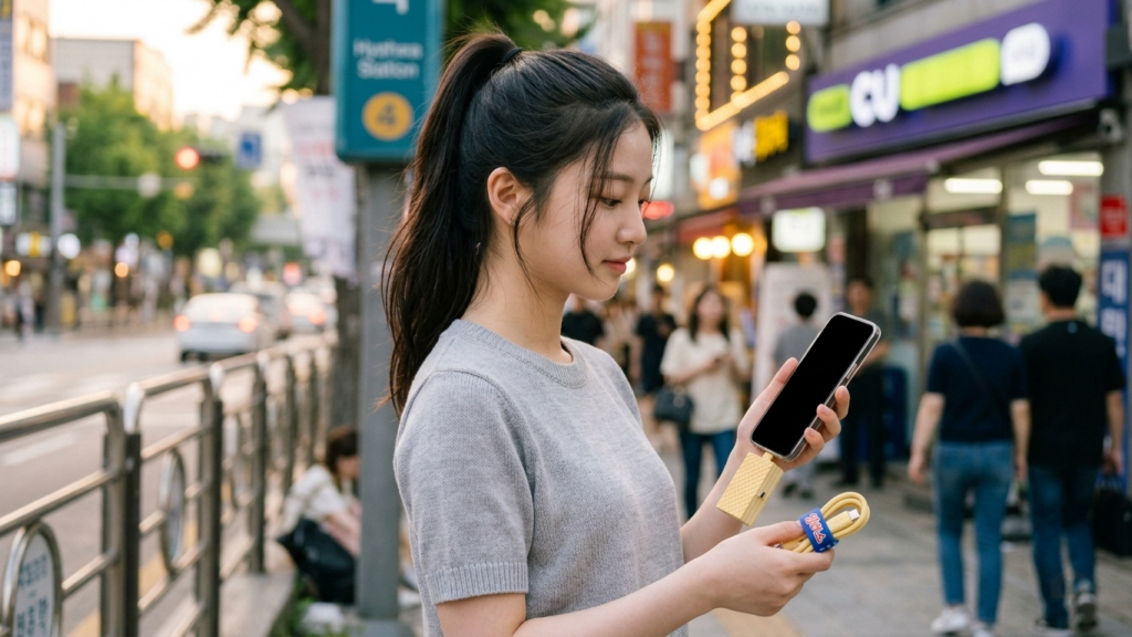 미니덕트 웨하스 도킹형 미니 고속 보조배터리 5000mAh 대표