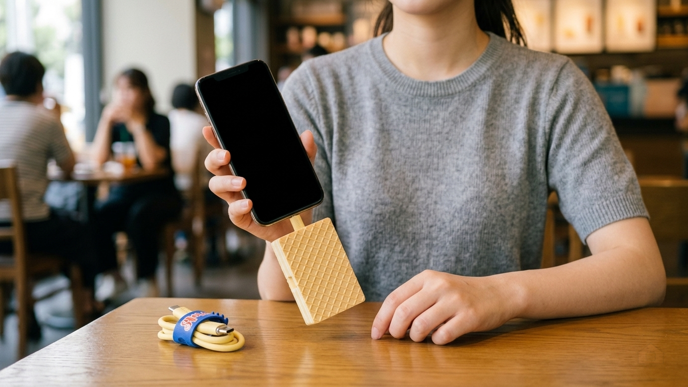 미니덕트 웨하스 도킹형 미니 고속 보조배터리 5000mAh